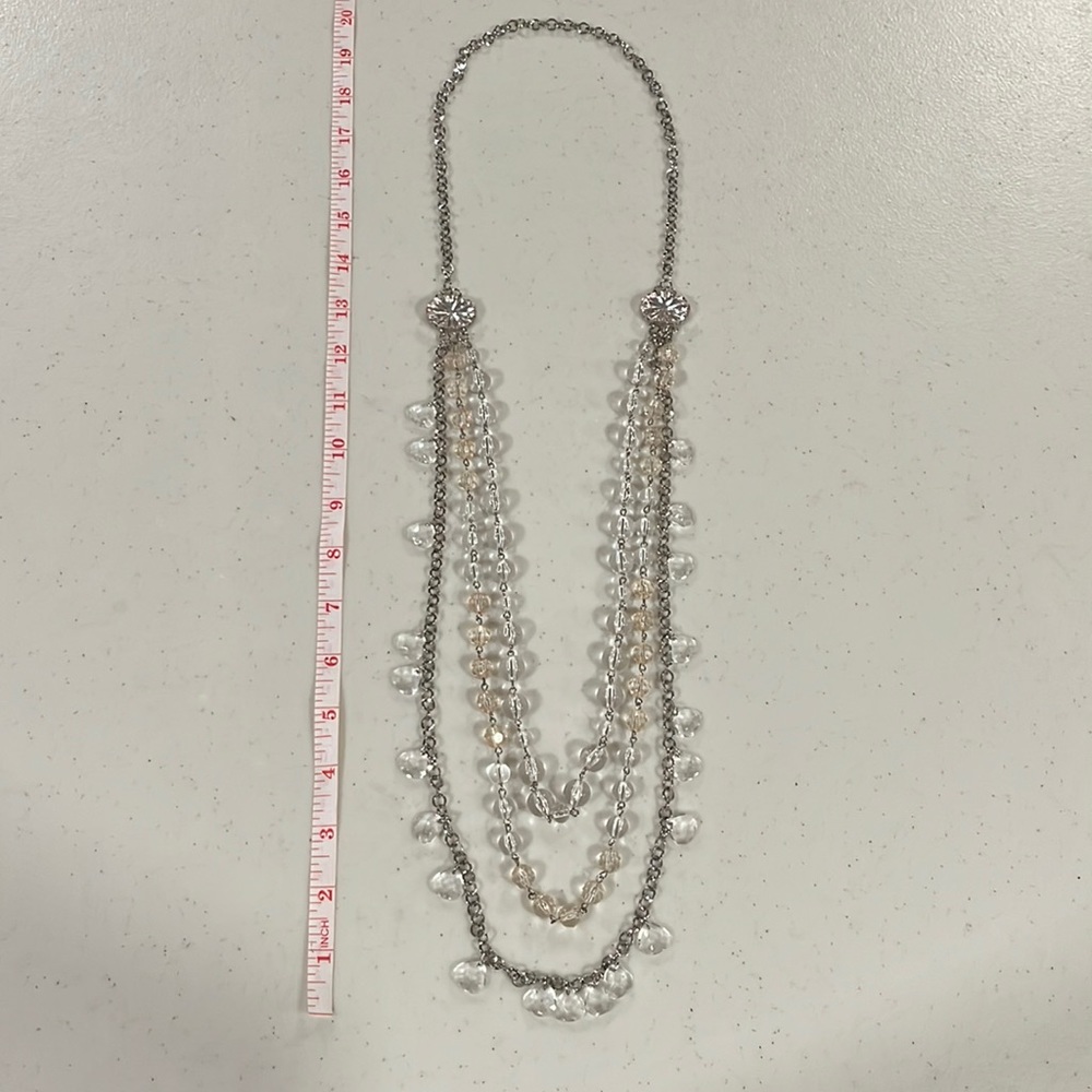 Long Statement Beaded Necklace